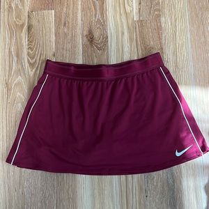 Nike size medium red tennis skirt.
